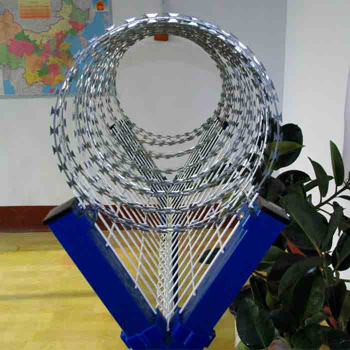 看守所刀片刺網圖片1